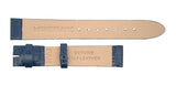 Montblanc Women's 14mm x 13mm Navy Blue Calf Leather Watch Band Strap FAH