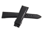 Zenith 20mm x 15mm Black Lizard Leather Watch Band 20-499