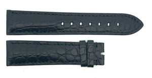 Montblanc Men's 20mm x 18mm Black Leather Watch Band Strap FSH
