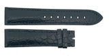 Montblanc Men's 20mm x 18mm Black Leather Watch Band Strap FSH
