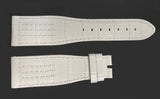 Chopard 24mm x 18mm White Alligator Watch Band Strap B1111