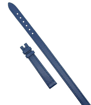 Chopard 12mm x 10mm Blue Genuine Leather Women's Watch Band 070/275