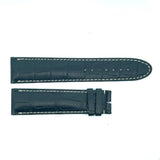 Montblanc 22mm x 20mm Black Alligator Leather Watch Band Strap FTB
