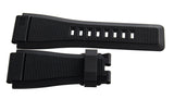 Bell & Ross Aviation 24mm x 24mm Black Rubber Replacement Strap XL
