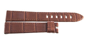 Montblanc Men's 20mm x 18mm Brown Alligator Leather Watch Band Strap FRB