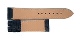 Montblanc Men's 19mm x 17mm Black Alligator Leather Watch Band FUE