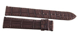 Montblanc 19mm x 17mm Brown Alligator Leather Watch Band Strap FVK
