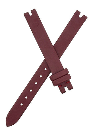 Chopard 10mm x 10mm Burgundy Satin Women's Watch Band 115/80
