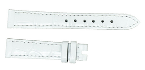 Chopard 14mm x 12mm White Alligator Women's Watch Band Strap 095/60
