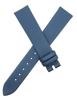 Chopard 16mm x 14mm Navy Blue Satin Watch Band Strap 105/70