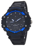 Casio G-Shock Men's Black & Blue Rubber WR 20Bar Watch