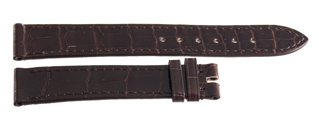 Genuine Chopard 15mm x 14mm Brown Alligator Watch Band Strap 105 B0208-0453