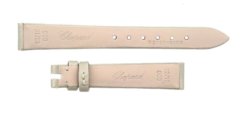 Chopard 12mm x 10mm Beige Satin Women's Watch Band Strap 95/60