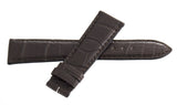 Zenith 19mm x 16mm Brown Alligator Watch Band Strap 19-504 XS