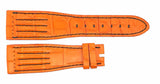 Chopard 24mm x 18mm Orange Alligator Watch Band Strap