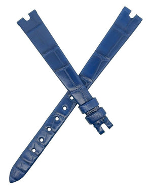 Chopard 11mm x 08mm Blue Alligator Women's Watch Band 105/70