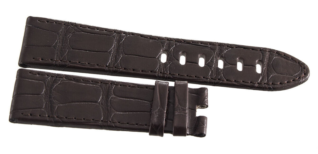 Montblanc Men's 22mm x 20mm Brown Alligator Leather Watch Band Strap FTH