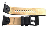 Diesel Men's 24mm Black Leather Watch Band With Black Buckle