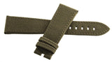 Genuine Graham 24mm x 20mm Olive Green Genuine Fabric Watch Band