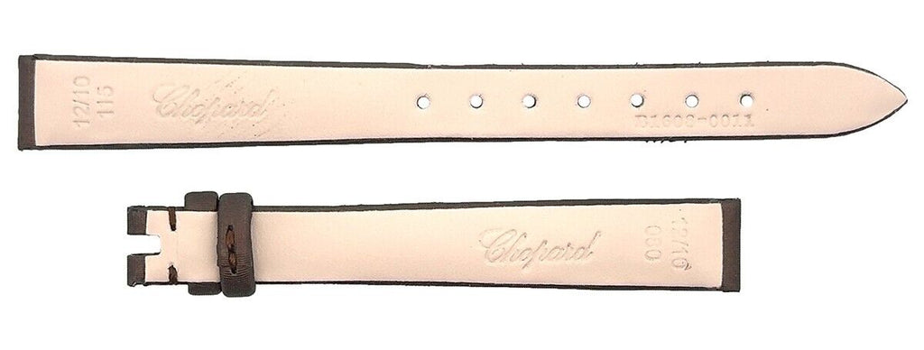 Chopard 12mm x 10mm Brown Satin Women's Watch Band 115/80