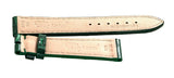 Chopard 18mm x 16mm Green Shiny Alligator Watch Band B0202-0124