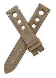 Chopard 19mm x 18mm Light Brown Leather Men's Watch Band Strap