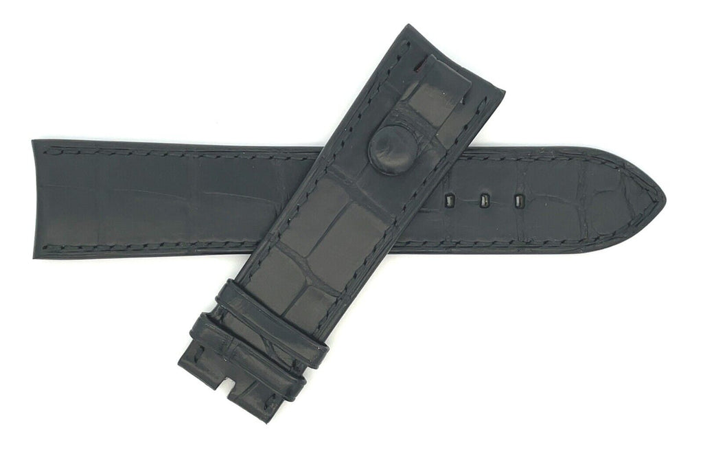 Chopard 24mm x 22mm Black Alligator Watch Band Strap