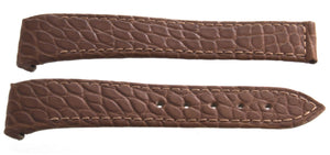 Chopard 19mm x 16mm Brown Alligator Watch Band Strap