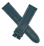 Montblanc 22mm x 20mm Black Alligator Leather Watch Band Strap FTB