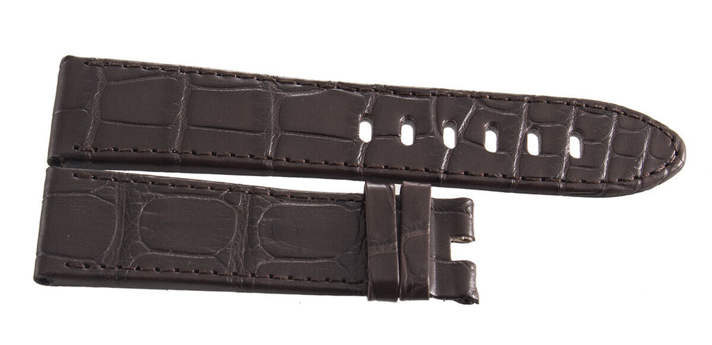 Montblanc Men's 22mm x 20mm Dark Brown Alligator Leather Watch Band FSH