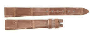 Chopard 12mm x 10mm Brown Alligator Watch Band Strap B0208-0986