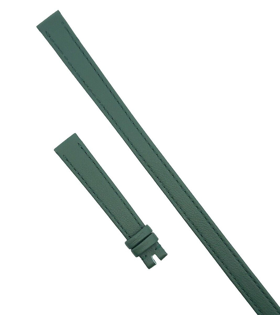 Chopard 12mm x 10mm Green Genuine Leather Women's Watch Band 070/275