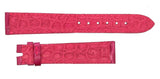 Chopard 16mm x 14mm Fuchsia Pink Alligator Watch Band Strap 105/70