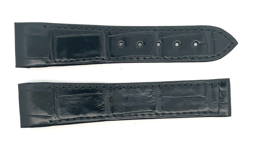 Chopard 19mm x 16mm Black Alligator Watch Band 115/080 B0200-0281