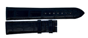 Montblanc Men's 19mm x 17mm Black Alligator Leather Watch Band FTK