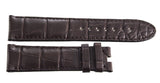 Montblanc 22mm x 20mm Brown Alligator Leather Watch Band Strap FTE