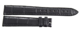 Genuine Chopard 20mm x 16mm Black Alligator Watch Band Strap 080 B0200-0390
