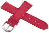 Jacob & Co. 20mm Red Polyurethane Rubber Band Strap with Silver tone Clasp Watch