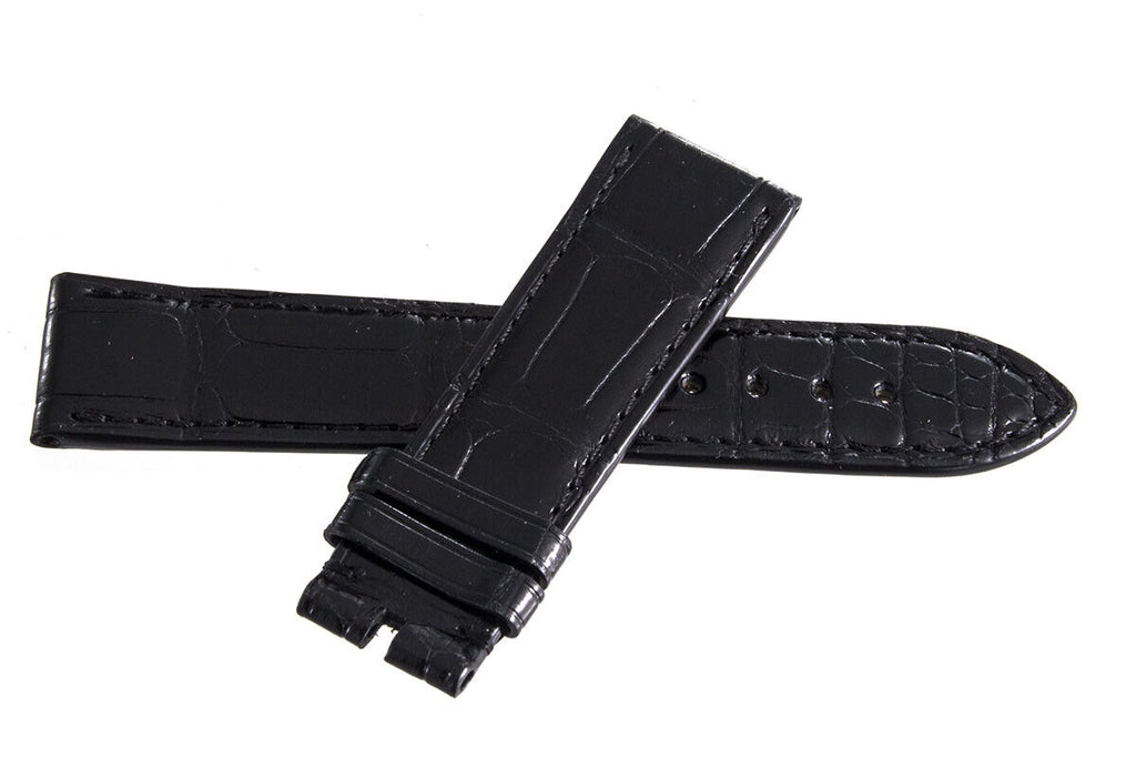 Genuine Chopard 20mm x 18mm Black Alligator Watch Band Strap 105