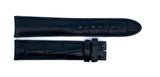 Montblanc Men's 19mm x 17mm Black Alligator Leather Watch Band FVK