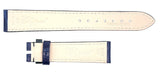 Chopard 18mm x 16mm Navy Blue Alligator Women's Watch Band Strap 125/70