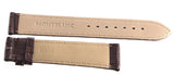 Montblanc 19mm x 17mm Brown Alligator Leather Watch Band Strap FVK