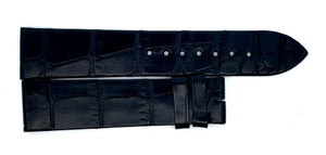 Montblanc Men's 19mm x 17mm Black Alligator Leather Watch Band FRE