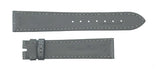 Chopard 18mm x 16mm Men's Grey Genuine Leather Watch Band Strap B2105-0005