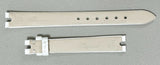 Chopard 11mm x 10mm White Satin Women's Watch Band Strap 105/70 B1617-0056