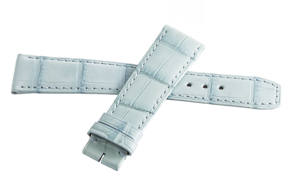 Baume & Mercier Hampton 19mm x 16mm Sky Blue Alligator Strap Band