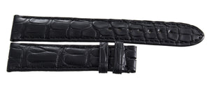 Montblanc Men's 21mm x 18mm Black Alligator Leather Watch Band PYH