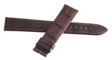 Montblanc 17mm x 16mm Brown Alligator Leather Watch Band Strap FTK