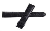 Montblanc Men's 19mm x 17mm Black Alligator Leather Watch Band FTE
