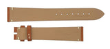 Chopard 19mm x 16mm Brown Genuine Leather Men's Watch Band Strap 125/90